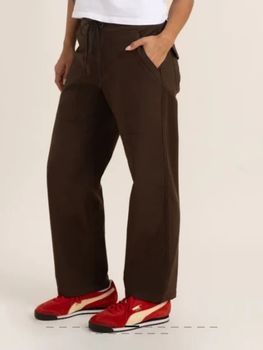 NWT Roark Layover Travel Pants Coffee Brown Size 29